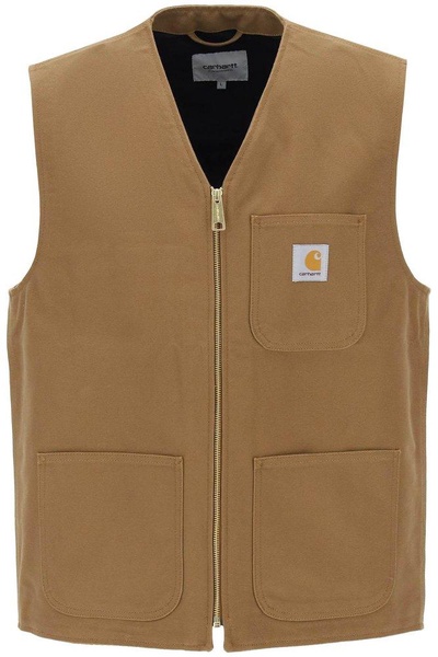 Carhartt WIP V-Neck Logp Patch Zipped Vest