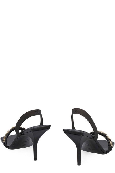 Givenchy Chain Embellished G Woven Sandals