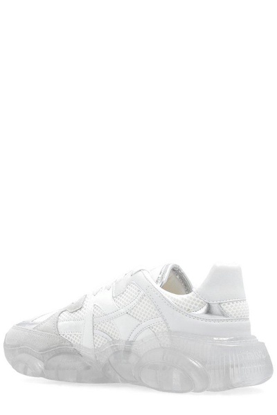 Moschino Round-Toe Chunky Lace-Up Sneakers