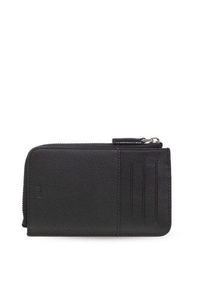 MCM Logo Detailed Zipped Card Holder