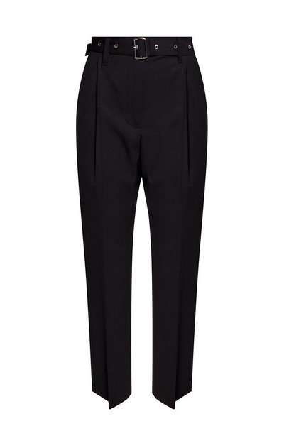 Proenza Schouler Cropped Belted Carrot-Leg Pants