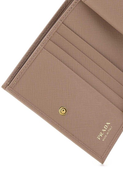 Prada Logo Plaque Small Wallet