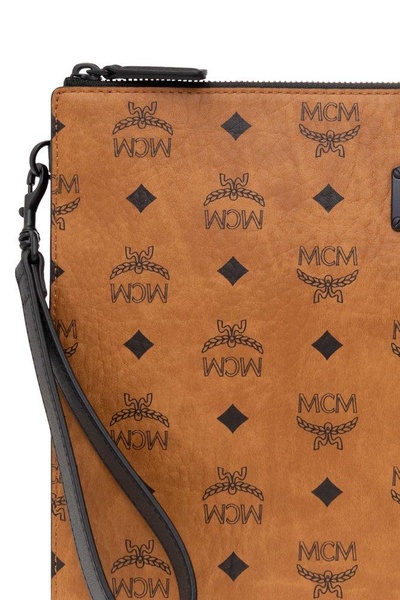 MCM Aren Zipped Medium Clutch Bag