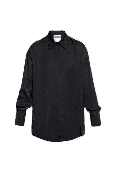 Moschino Monogrammed Long-Sleeved Shirt