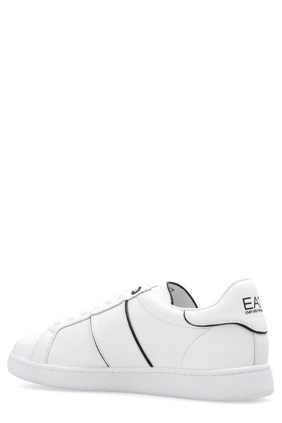 Ea7 Emporio Armani Logo-Printed Lace-Up Sneakers