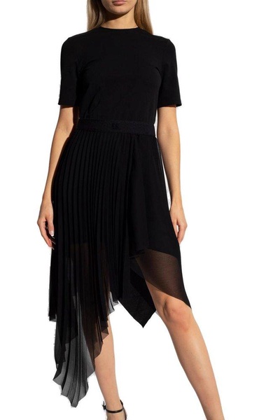 Givenchy Asymmetrical Short-Sleeved Dress