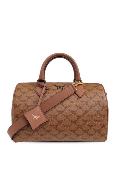 MCM Medium Ella Monogram Printed Tote Bag