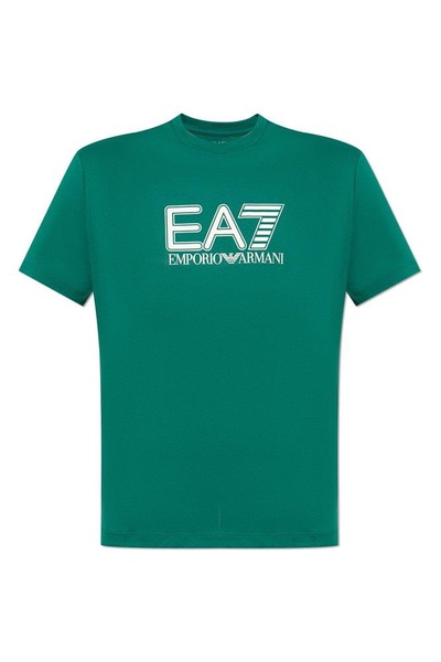 Ea7 Emporio Armani Logo-Printed Crewneck T-Shirt