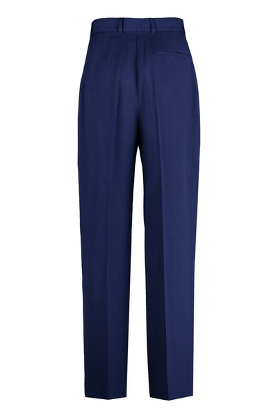 Casablanca Pressed Crease Wide-Leg Trousers