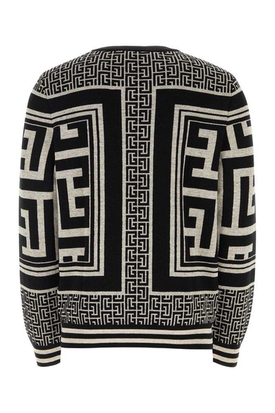 Balmain Monogram Knitted Jumper