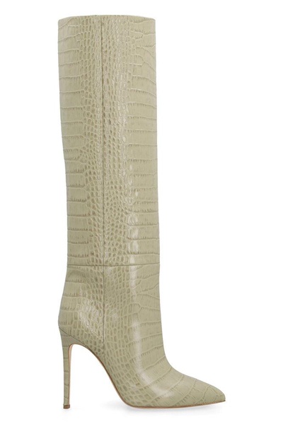 Paris Texas Embossed Knee-High Stiletto Boots