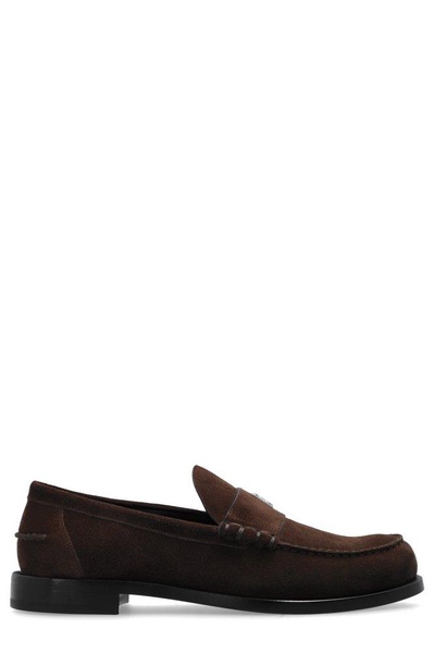 Givenchy Almond-Toe Slip-On Loafers