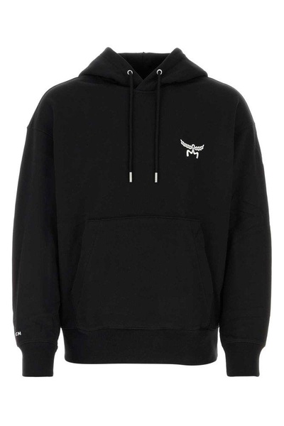 MCM Long-Sleeved Drawstring Hoodie