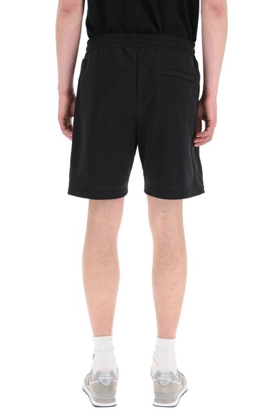 Heron Preston Logo Patch High Waist Track Shorts