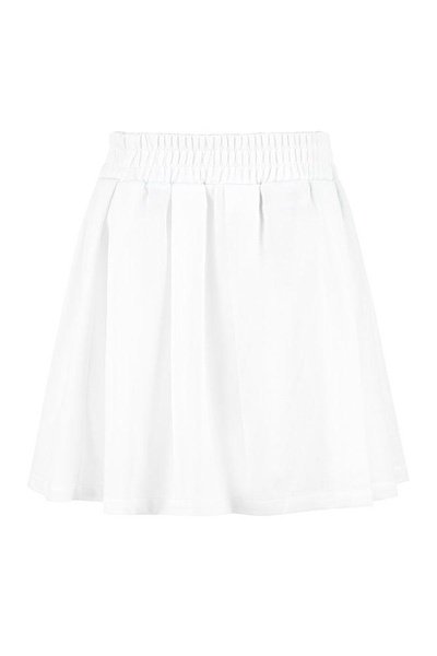 GCDS Logo Detailed A-Line Mini Skirt