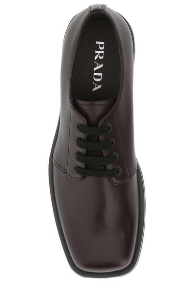 Prada Derby Lace-Up Shoes