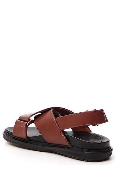 Marni Criss-Cross Fussbett Sandals