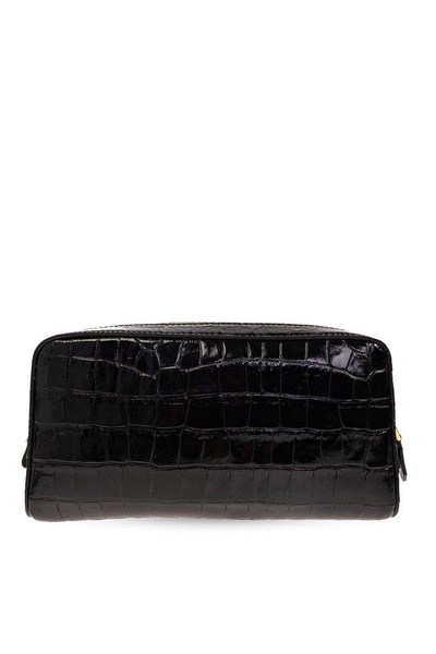 Tom Ford Embossed Zip-Up Clutch Bag