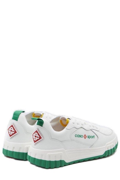 Casablanca Tennis Court Lace-Up Sneakers