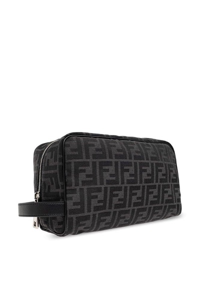 Fendi FF Detailed Zipped Toiletry Case