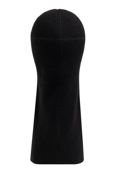 Moschino Logo Intarsia Knit Balaclava