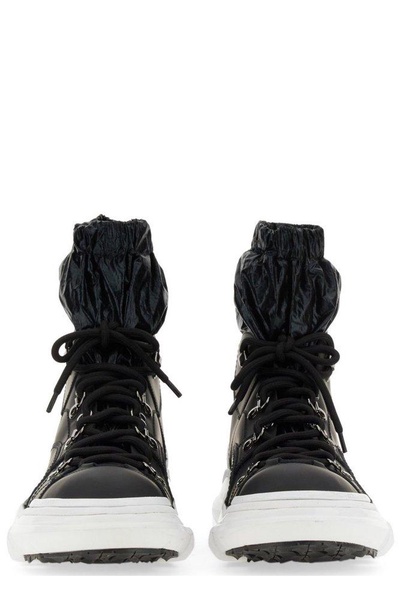 Dolce & Gabbana Elasticated Ankle Lace-Up Boot