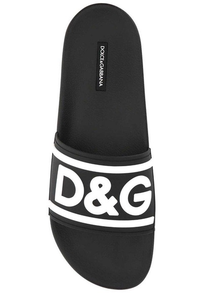 Dolce & Gabbana Logo Embossed Sandals