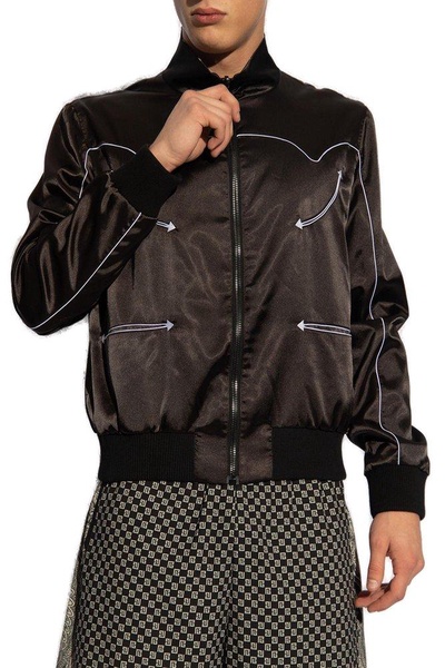 Balmain Stars Reversible Bomber Jacket