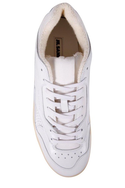 Jil Sander Round Toe Lace-Up Sneakers