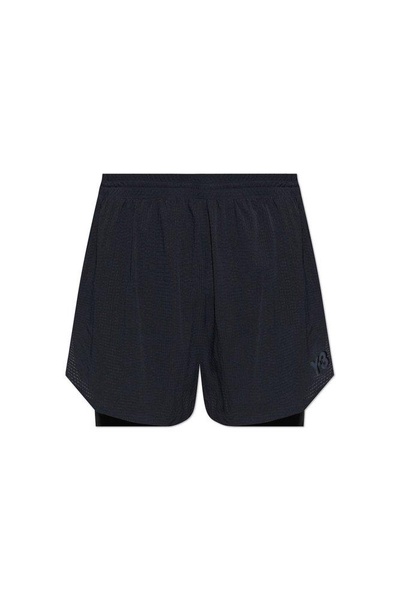 Y-3 Logo Printed Shorts