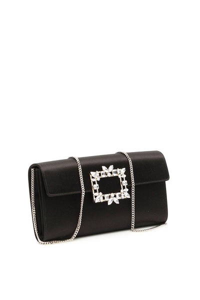 Roger Vivier Broche Buckle Envelope Flap Crossbody Bag