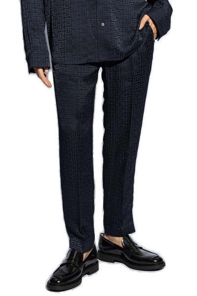 Balmain All-Over Monogrammed Trousers