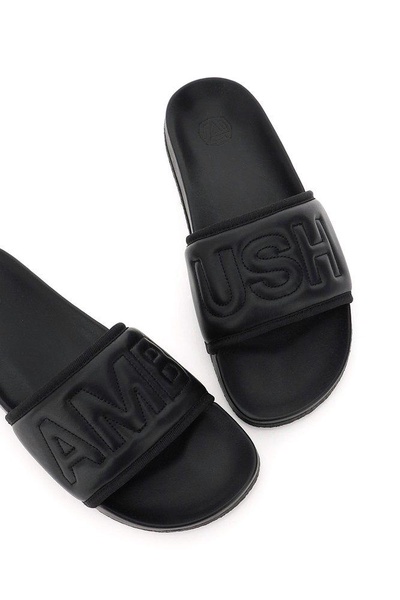 Ambush Logo Embossed Open-Toe Slides