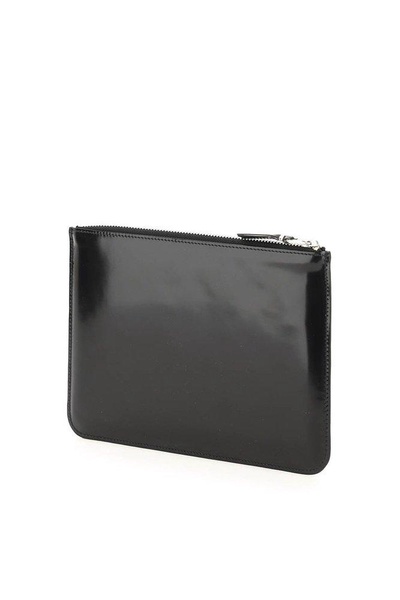 Like boys wallet logo embossed zipped pouch