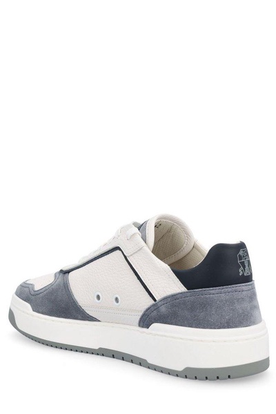 Brunello Cucinelli Color-Block Low-Top Sneakers