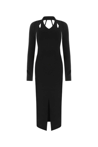 Dion Lee Plaited Backless Knitted Midi Dress