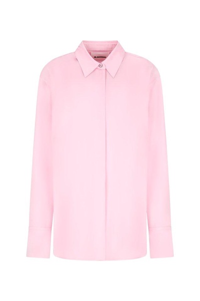 Jil Sander Concealed Fastened Satin Shirt