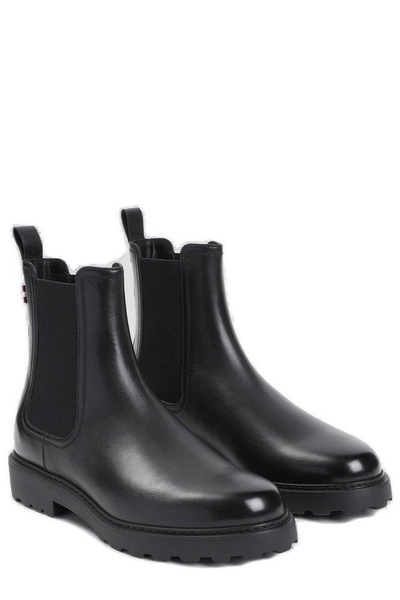 Bally Gevon Round-Roe Ankle Boots