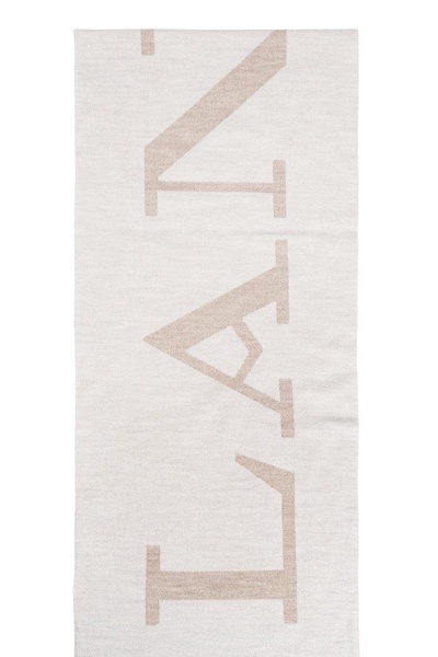 Lanvin Logo Jacquard Scarf