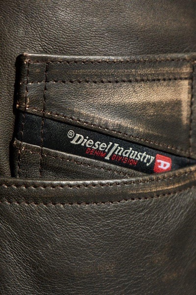 Diesel P-Nash-Leat Leather Pants