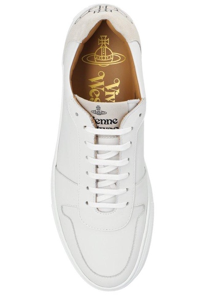 Vivienne Westwood Woman White Leather Classic Trainer Sneakers