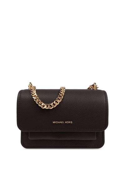 Michael Kors Claire Chain-Linked Foldover Top Crossbody Bag