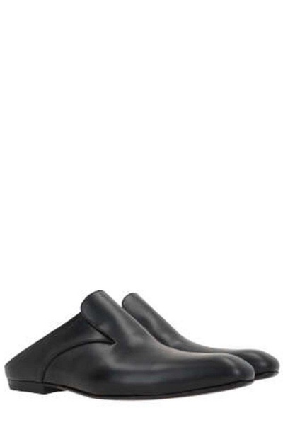 Dries Van Noten Square Toe Flat Mules