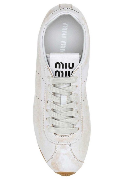 Miu Miu Bleached Sneakers