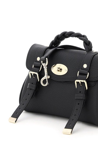 Alexa Heavy Grain Mini Leather Crossbody  Bag