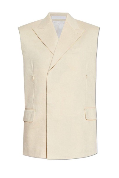 Helmut Lang Straight Hem Sleeveless Waistcoat