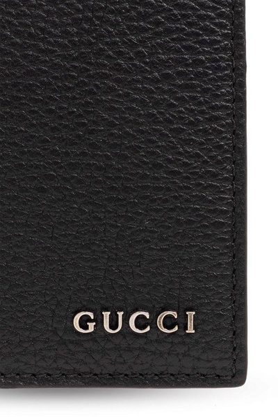 Gucci Logo Plaque Bifold Wallet