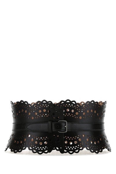 ALAIA Luxurious Leather Bustier Belt for Women