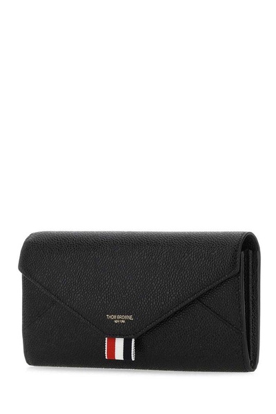 Thom Browne Logo Printed Envelope Continental Wallet