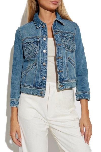 Zadig & Voltaire Kioka Button-Up Denim Jacket